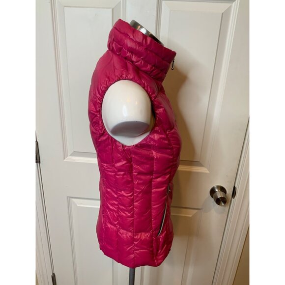 Anorak Red Puffer Zip-Up Vest, Size XS - Picture 2 of 5